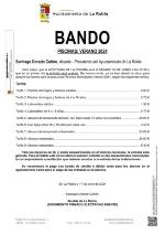 Bando Precios Pisicina 2024