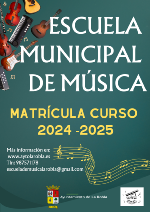 Matrícula Escuela Municipal de Música 2024-2025